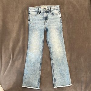 Abercrombie kids high-rise ankle flare, slim